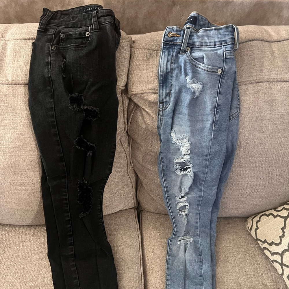Black and Blue Jeans